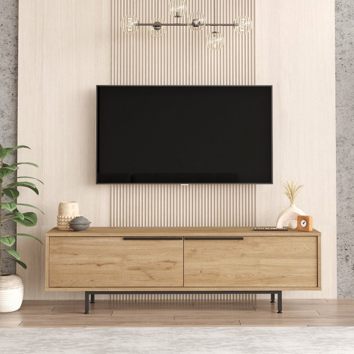 Hanah Home Soporte de TV On1-S Nogal